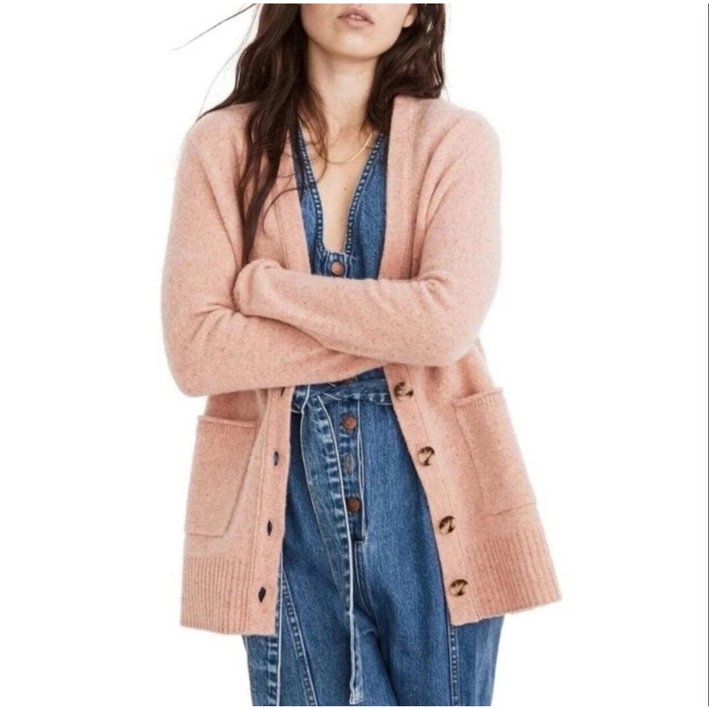 Madewell Donegal Maysfield Merino Wool Cardigan Sweater XS Cozy Warm